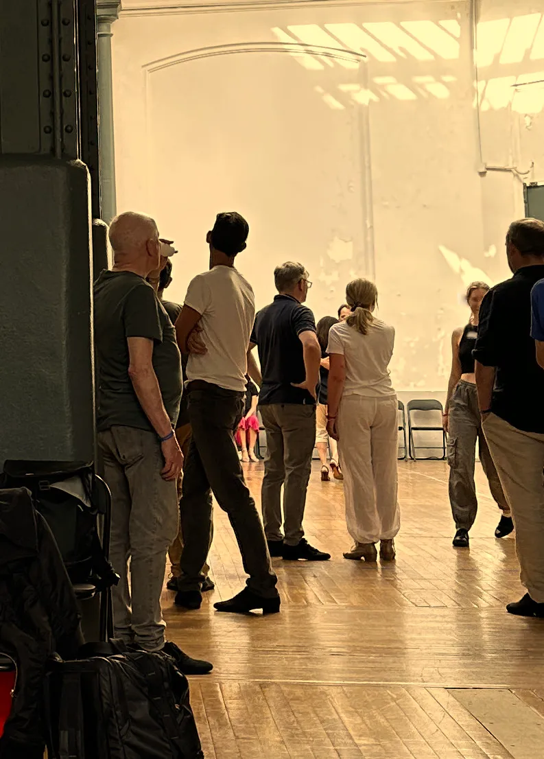 People arriving